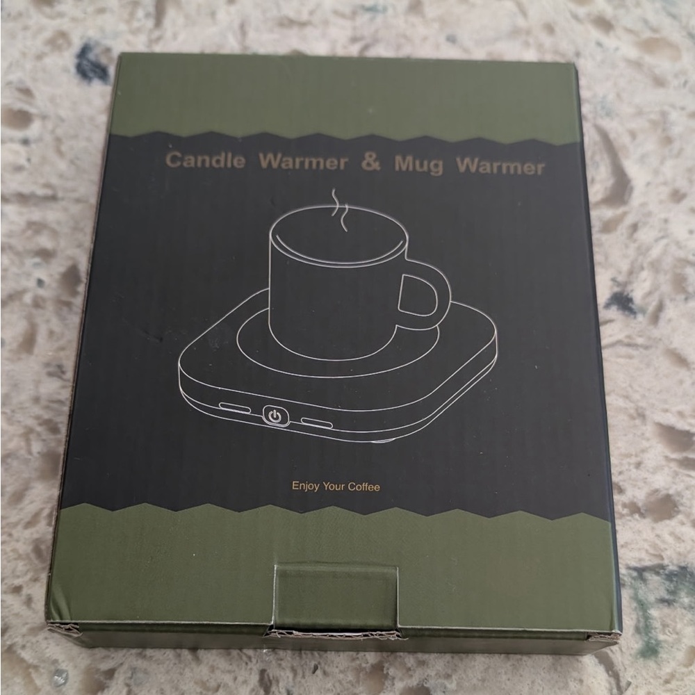 Plug-In Candle & Mug Warmer (Black)